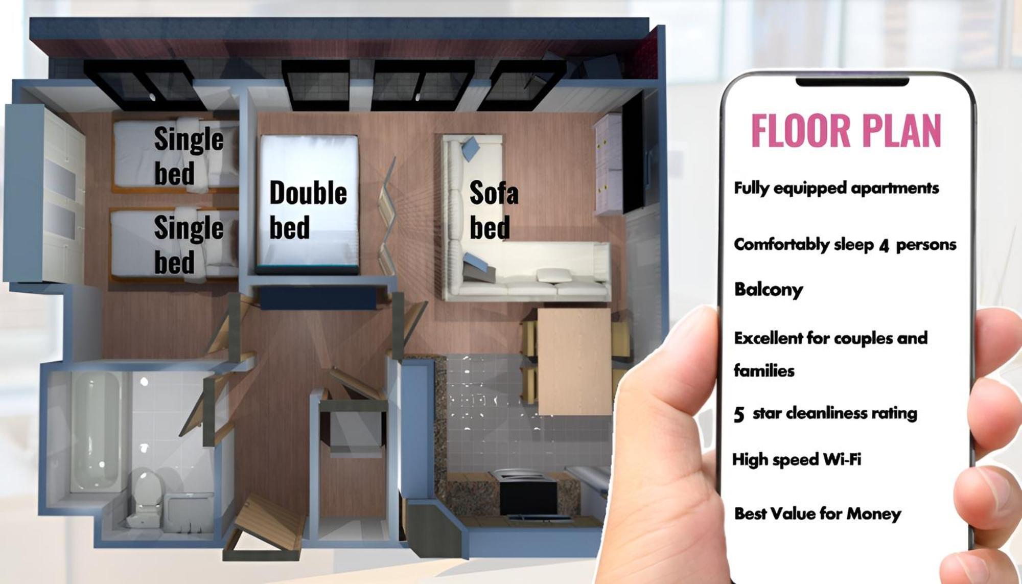 Sidemersey Livings- Convenient And Central 2-Bedroom Haven In L1 Liverpool Extérieur photo